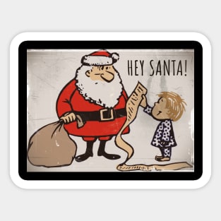 Hey Santa! Sticker